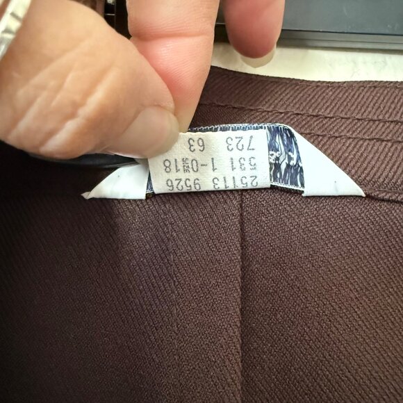 Vintage 70's Levis Brown Dress Straight Leg Pants Fit Sz 32 - Picture 6 of 8